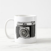 Mug Dessin d'art d'un photographe de caméra de 35 mm r (Gauche)