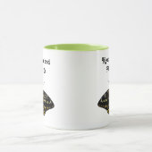 Mug Dessin d'art papillon jaune et noir Nature (Centre)