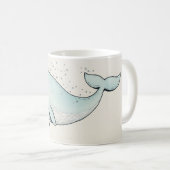 Mug Dessin de baleine de dessin animé mignon (Devant droit)