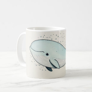 Mug Dessin de baleine de dessin animé mignon