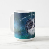 Mug Dessin de berger australien (Devant gauche)