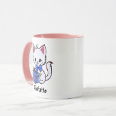 Mug Dessin de chaton mignon avec cadeau (Devant gauche)
