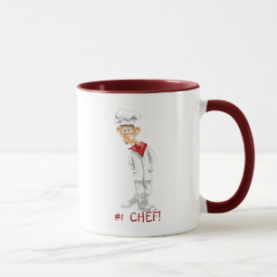 Mug Dessin de Chef avec des paroles drôles