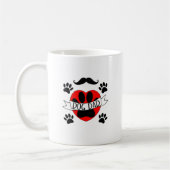 Mug Dessin De Chien Papa Paw Et Red Heart (Gauche)
