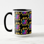 Mug Dessin de coeurs colorés (Gauche)