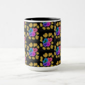Mug Dessin de coeurs colorés (Centre)
