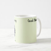 Mug Dessin de coq bonjour (Devant droit)