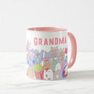 Mug Dessin de dessin de dessin animal mignon pour enfa