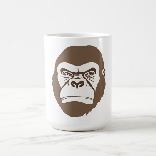 Mug Dessin de dessin de Gorilla (Centre)