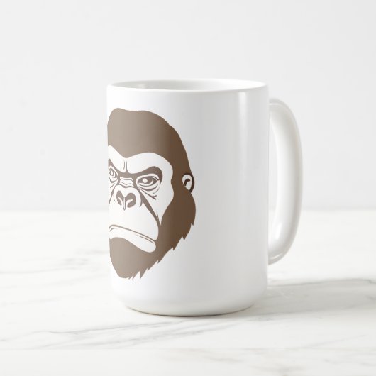 Mug Dessin de dessin de Gorilla (Devant droit)