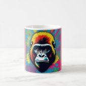 Mug Dessin de dessin de peinture Gorilla Pop (Centre)