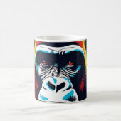 Mug Dessin de dessin de peinture Gorilla Pop (Centre)