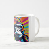 Mug Dessin de dessin de peinture Gorilla Pop (Devant droit)
