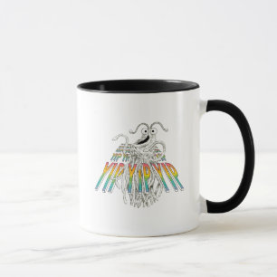 Mug Dessin de dessin de Yip Yips B&W