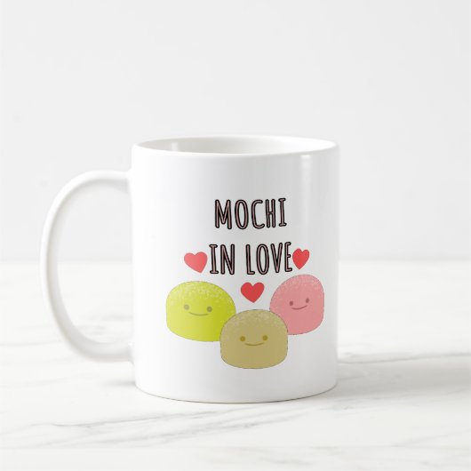 Mug Dessin de dessin mignon Mochi (Gauche)