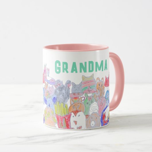 Mug Dessin de dessin pour enfants de Sneaky Fox (Devant droit)