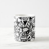 Mug dessin de doodle (Centre)