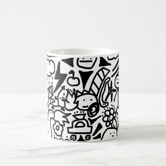 Mug dessin de doodle (Centre)