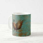 Mug dessin de faisan se pavanant (Devant gauche)