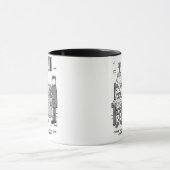 Mug Dessin de fauteuil électrique défectueux - Drôle C (Centre)