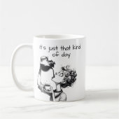 Mug Dessin de femme drôle (Gauche)