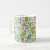 Mug Dessin de fleur le plus mignon (Devant gauche)