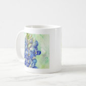 Mug Dessin de fleur sauvage de Bluebonnet de Texas (Devant gauche)