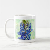 Mug Dessin de fleur sauvage de Bluebonnet de Texas (Gauche)
