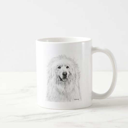 Mug Dessin de Grands Pyrénées (Droite)