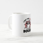 Mug Dessin de gravure vintage Halloween fantôme Boujee (Devant gauche)
