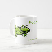 Mug Dessin de grenouille verte (Devant gauche)