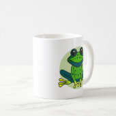 Mug Dessin de grenouille verte (Devant droit)