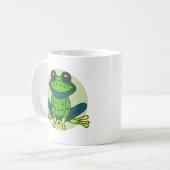 Mug Dessin de grenouille verte (Devant gauche)