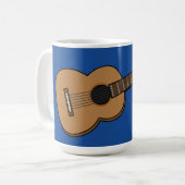 Mug Dessin de guitare (Devant gauche)