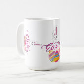 MUG DESSIN DE JOUR DE PÂQUES HEUREUX (Devant gauche)