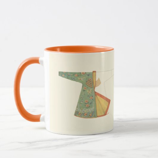Mug Dessin de Kimono semi-fini (Gauche)