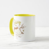 Mug Dessin de la forêt fantaisiste d'Hedwig (Devant gauche)