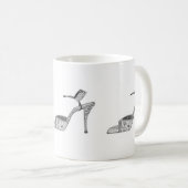 Mug Dessin de l'amant de chaussure (Devant droit)