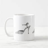 Mug Dessin de l'amant de chaussure (Gauche)