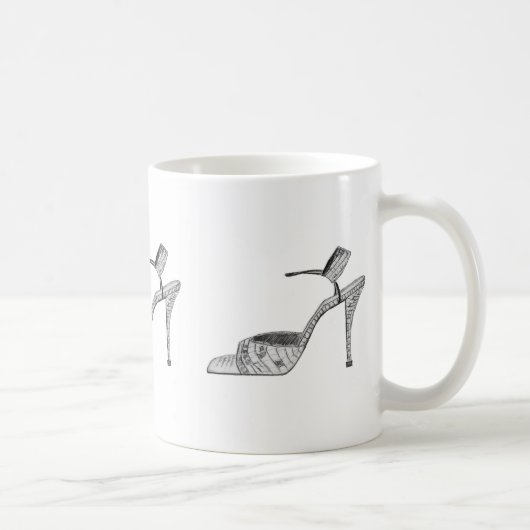 Mug Dessin de l'amant de chaussure (Droite)