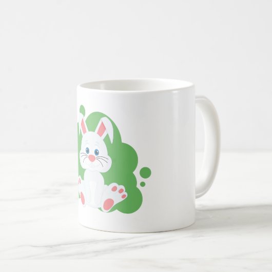 Mug Dessin de lapin de dessin (Devant droit)