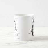 Mug Dessin de l'artiste | Professeur d'art amusant, cr (Centre)