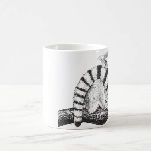 Mug Dessin de lémur (Centre)