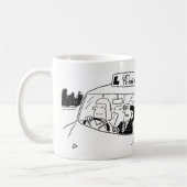 Mug Dessin de l'instructeur de conduite ou de l'examin (Gauche)