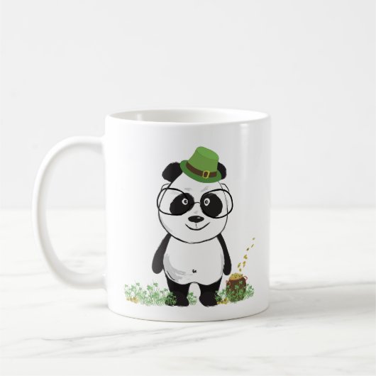 Mug Dessin de l'ours de Jour de la Saint Patrick de Hi (Gauche)