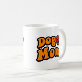 Mug Dessin de maman de chien super (Devant droit)