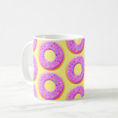 Mug Dessin De Mignonne Donut Avec Des Saupoudrages (Devant gauche)