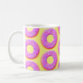 Mug Dessin De Mignonne Donut Avec Des Saupoudrages (Gauche)
