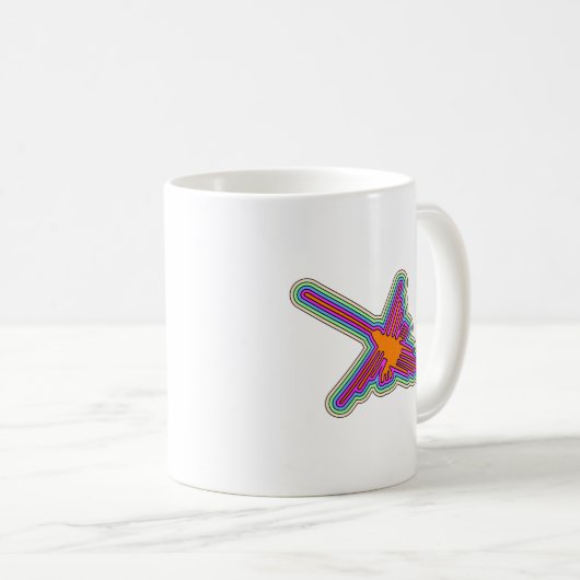 Mug Dessin de Nazca Hummingbird Pérou (Devant droit)