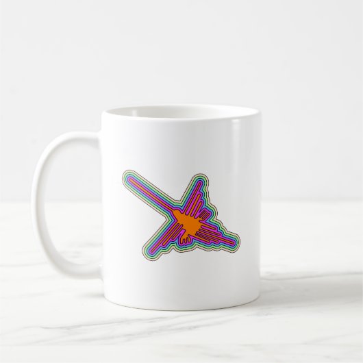 Mug Dessin de Nazca Hummingbird Pérou (Gauche)